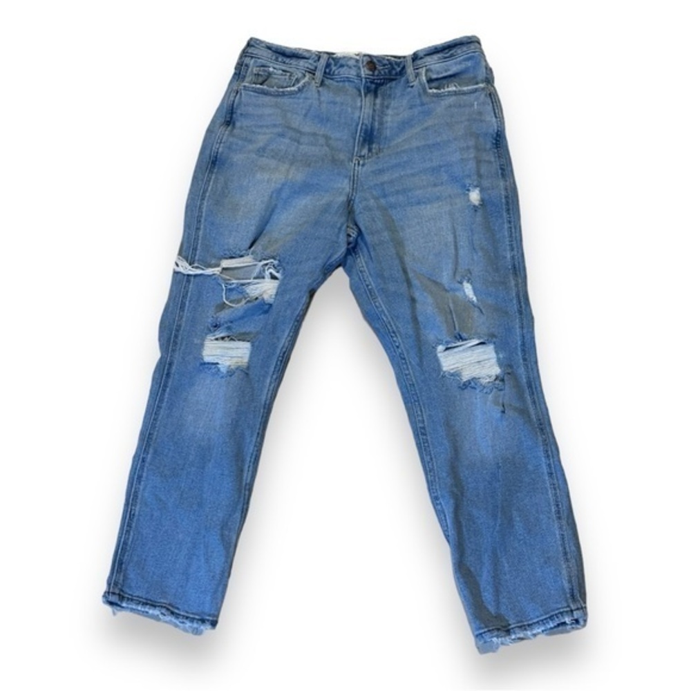 Junior’s 7S / Women’s 4 Hollister Distressed High Waist Mom Jeans